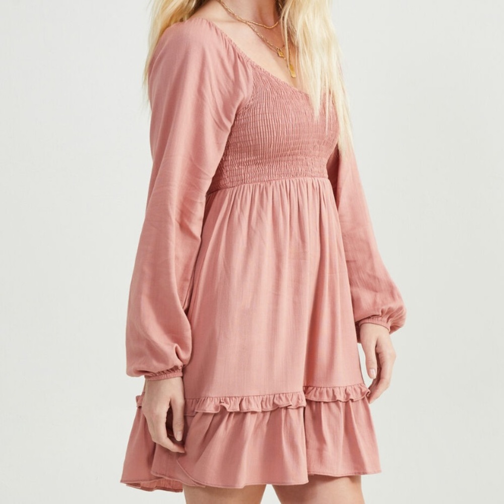 Altar’d State Blakely Dress in Mauve